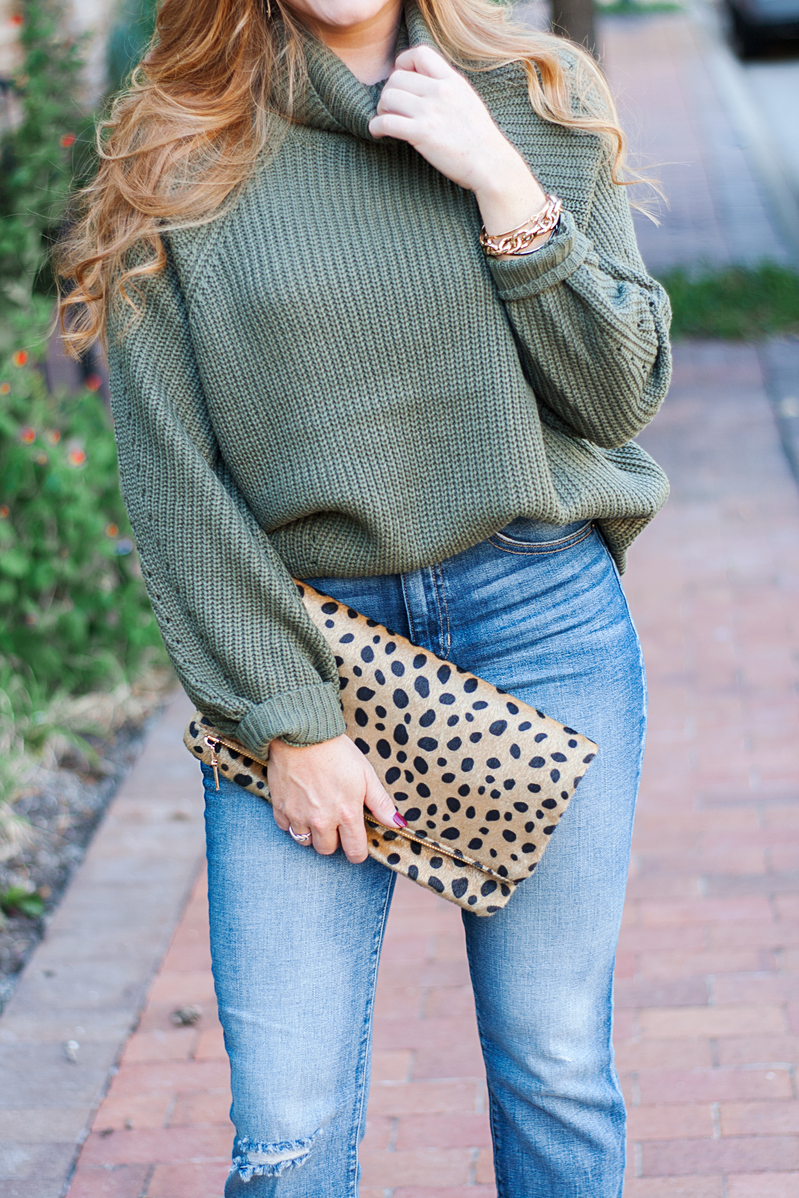 Sweater Weather Dress Brown Multi main image 0